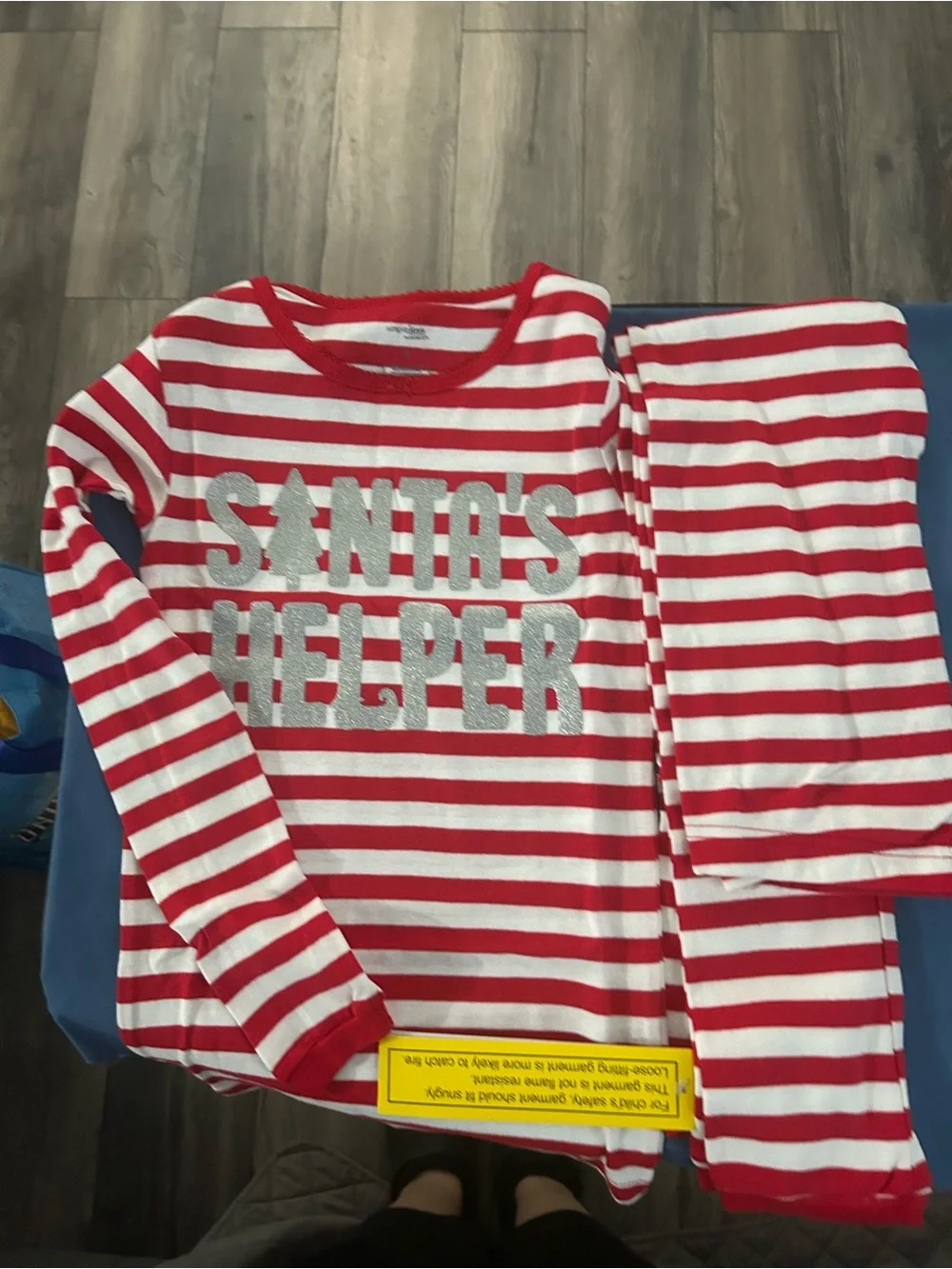 Holiday Meowy Christmas Kids Pajama Set - Pink & Red